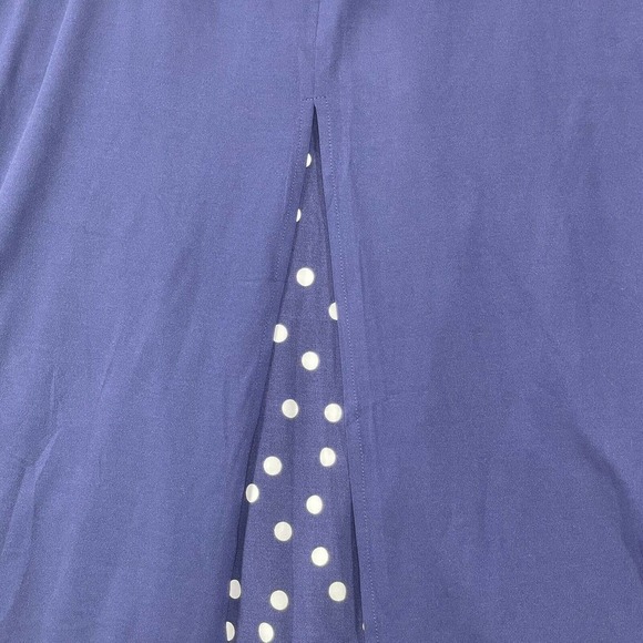 NWT Womens Plus Size 30/32 Evans 4X Blue Isabelle Layered Tunic‎ Top Blouse - Picture 16 of 16